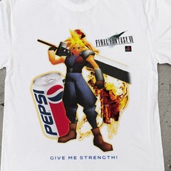 90s NOSTALGIA ‘FINAL FANTASY VII x PEPSI C0LA’ UNISEX T-SHIRT S-5XL