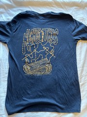 Where I’m From Navy Blue Nights Like This Campfire Graphic Men’s T-Shirt M