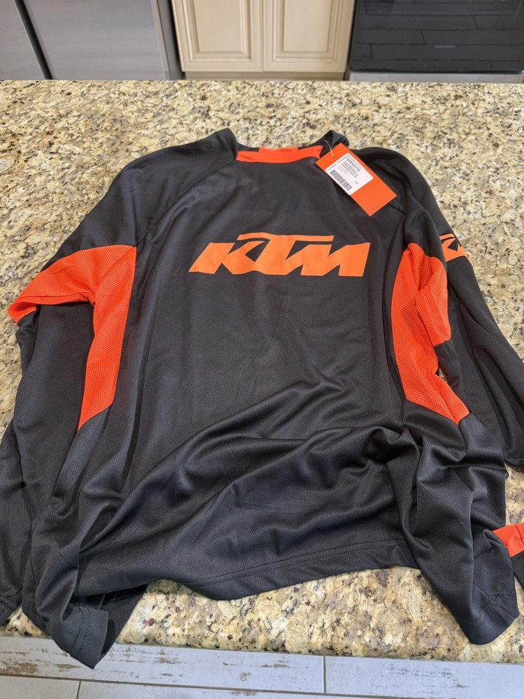 KTM Racing Long Sleeve Shirt Black Orange Size X Large Ready To Race