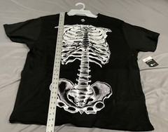 Way To Celebrate Mens Black Anatomy101 Short Sleeve Graphic Shirt Sz XL (46-48)