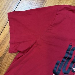Nike Air Jordan Graphic T Shirt Mens 2XL XXL Red Jump Man Basketball 100% Cotton