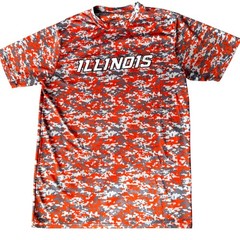 Augusta Sportswear Illinois Fighting Illini Camo Athletic T-Shirt Men’s Adult M