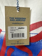 NWT Chubbies 2 Tank Tops Medium