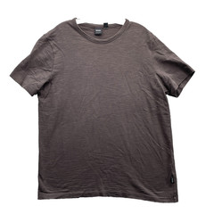 Hugo Boss T-Shirt Men’s XL Brown Preppy Casual Academia Timeless Mininalist 90s