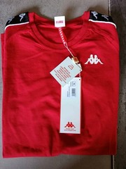 KAPPA t shirt size xl col. red mod.303UV10 222 BAND COEN SLIM euro 35.00