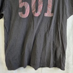 Levis 501 Vintage Style Graphic T Shirt Black Men’s Size Large