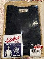 Non Stock V-Neck Short Sleeve T-Shirt – L Large new black