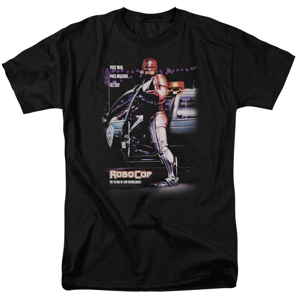 Robocop Poster Licensed Adult Unisex T-Shirt Regular Fit Tee SM-3X
