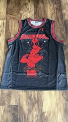 Marvel Deadpool Black Men’s Size Large Active Sleeveless Tank Top