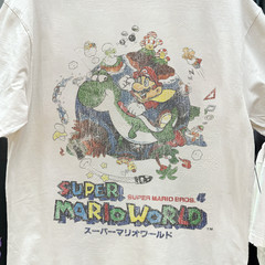Super Mario World ’98 Japan Washed T-Shirt White L