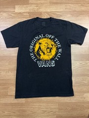 Vans Graphic T Shirt Small Black Logo Streetwear Skate