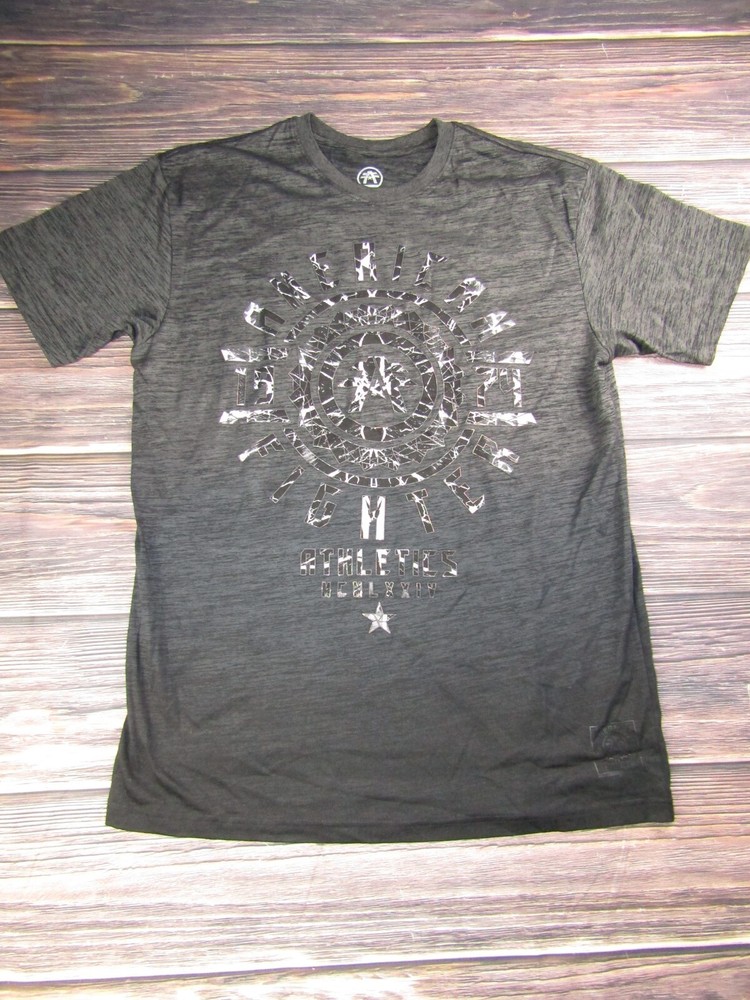 American Fighter Mens XL Gray Training T Shirt UFC MMA Gym Workout Sports