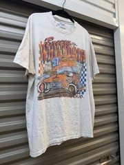 Vintage Breezy Whitworth Sprint Car Shirt 90s Worthington MO Dirt Track L