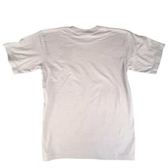 B90 Pro Athletic Soccer T-Shirt White Blue Graphic Tee Men’s Size M