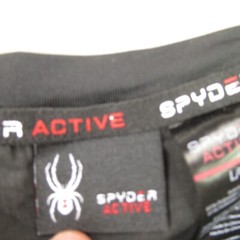 Spyder Shirt Mens Large Short Sleeve Crew Neck Outdoors Lightweight