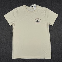 Katin Shirt Mens Medium Beige Cast Off Skeleton Boat Crew Short Sleeve Tee NWT