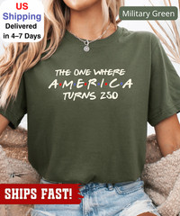 4th Of July Shirt America 250th Anniversary Tee, The One Where America Turns 250