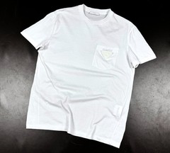 Auth Men’s PRADA Milano Logo White Casual Cotton Short Sleeve t Shirt Size S/M