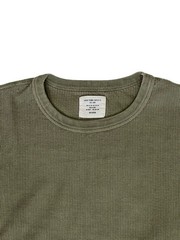Buck Mason Vintage Thermal Surplus Tee Shirt Mens Large Waffle Knit Crew Neck