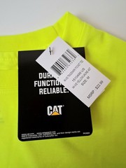 New- 5 Pack Catapiller CAT Trademark Hi-Viz Hi Visibility Tee Shirt Size Medium