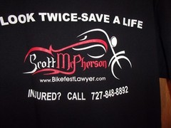 Motorcycles Look Twice Save A Life black graphic L t shirt