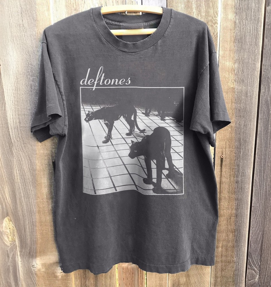 Deftones Band Music T-shirt, Deftones Graphic T-Shirt Charcoal Size S-5XL