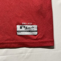 Nike Washington Nationals T-Shirt Men’s Large MLB Baseball Team Dri-Fit Red Logo