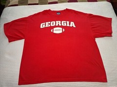 Georgia Bulldogs College Football Red Cotton T-shirt Size 2XL Champs Sports