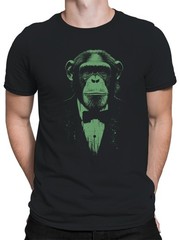 Formal Chimpanzee Art Men’s T-shirt