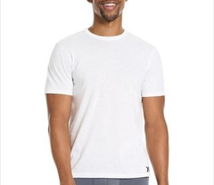 3 Pack Hurley Mens Classic Fit T-Shirt Ultra Soft Tag Free White Large 42″-44″ L