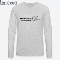 Mcdonnell Douglas Aerospace Grey Size S to 2XL