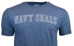 Men’s T-shirt NAVY SEALS -NEVER GIVE UP, NEVER QUIT -AIR BORN- NWT