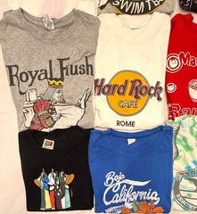 Lot Of 12 Vintage 80s 90s Y2k T-Shirts Sizes XS Sm Med Humor Beer Hard Rock Etc