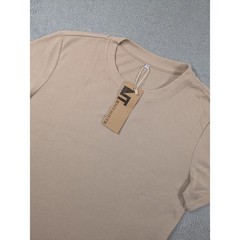 Nitagut Mens Tan Waffle Knit Crewneck Short Sleeve T-Shirt Size Medium NEW
