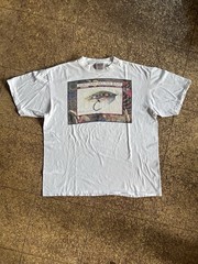 Vintage 1993 Just Say No To Bait Fishing Peggy Murray White Size Xl Shirt