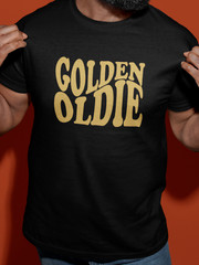 Golden Oldie T Shirt Tshirt Fancy Dress Retirement Birthday Work Gift Party