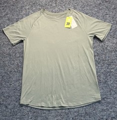 All In Motion Raglan Tee Shirt Mens Small Linear Mesh Quick Dry Odor Control NEW