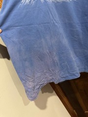 Y2k KREW Skateboard Brand Tee Shirt Skater Blue Faded Graffiti Art Spray Logo