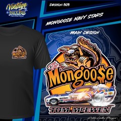 Tom the MONGOOSE McEwen NAVY Stars Duster Funny Car (303) T-Shirt
