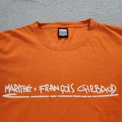 Marithe Francois Girbaud T Shirt Mens XXL 2XL Orange Hip Hop Skater Y2K Spots