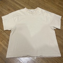 Off-White Blue Collar 2016 Beige T Shirt Size Medium