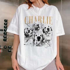 Personalized Pet Photo Name Shirt Custom Dog Cat Lover Gift