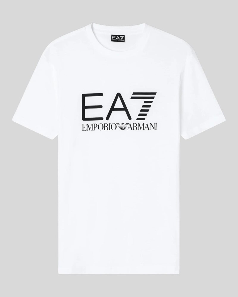 EA7 LOGO T-SHIRT – WHITE/BLACK – 7M001412AF22264-U0002