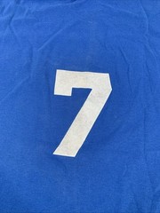 Hanes Heavyweight 50/50 Blue Vtg 90s T-Shirt Adult Large