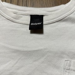 Only NY Box Logo Pocket Tee Shirt SZ XL White Streetwear Hiphop Rap Hypebeast