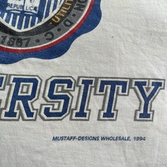Vintage Howard University HBCU Big Logo Collegiate Short Sleeve Shirt XL *read