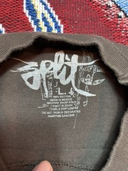 Vintage Split Skate Shirt Large Skulls Graphic Grunge Surf Y2K Skateboarding