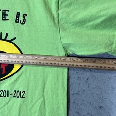 A1 Relay For Life Is All That Saved By The Cure T Shirt Adult Medium Green Mens