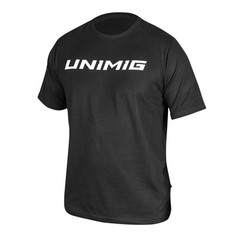 UNIMIG Logo Black T-Shirt M L XL XXL XXXL Branded Work Shirt U11084