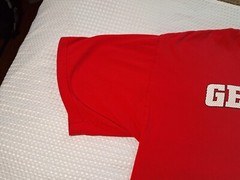 Georgia Bulldogs College Football Red Cotton T-shirt Size 2XL Champs Sports